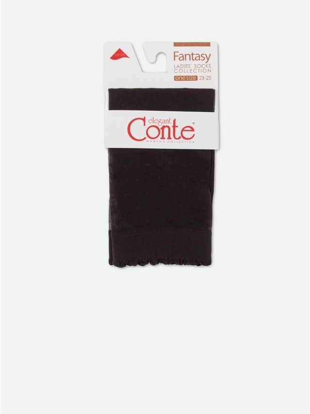 Skarpetki damskie CONTE ELEGANT FANTASY, r.36-39, grafit - 2