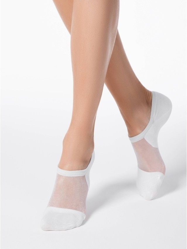 Skarpety damskie CONTE ELEGANT ACTIVE (ultrakrótkie) 18С-4СP, r. 36-37, 000 biały - 1