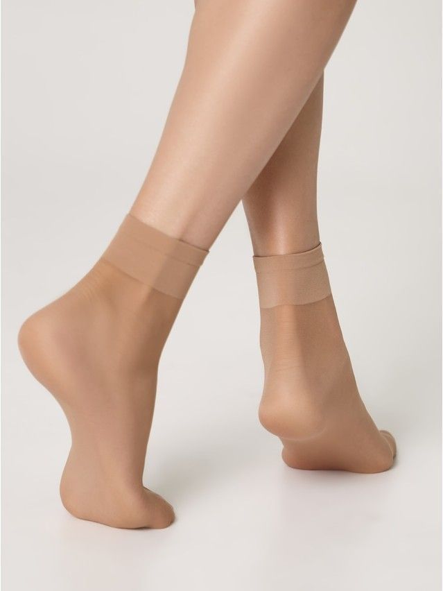 Skarpetki damskie CONTE ELEGANT SOLO 40 (2 pary) (box),r.23-25, bronz - 2
