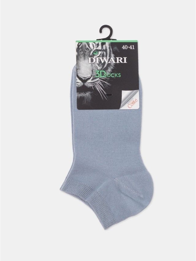 Skarpetki męskie DW 3DSOCKS (krótkie),r.40-41, 000 jasny jeans - 5