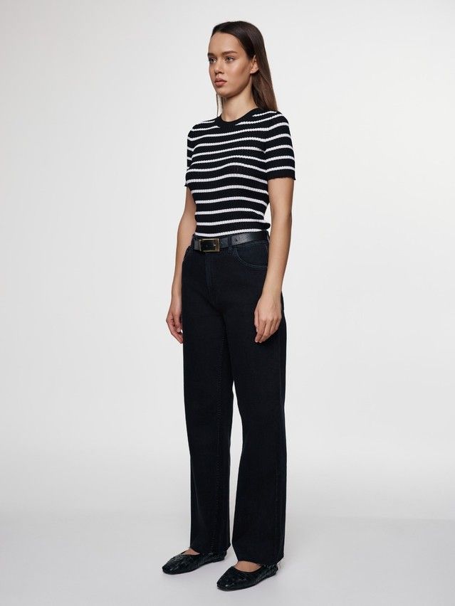 Брюки джинсовые женские CE CON-621, р.164-90, washed black - 2