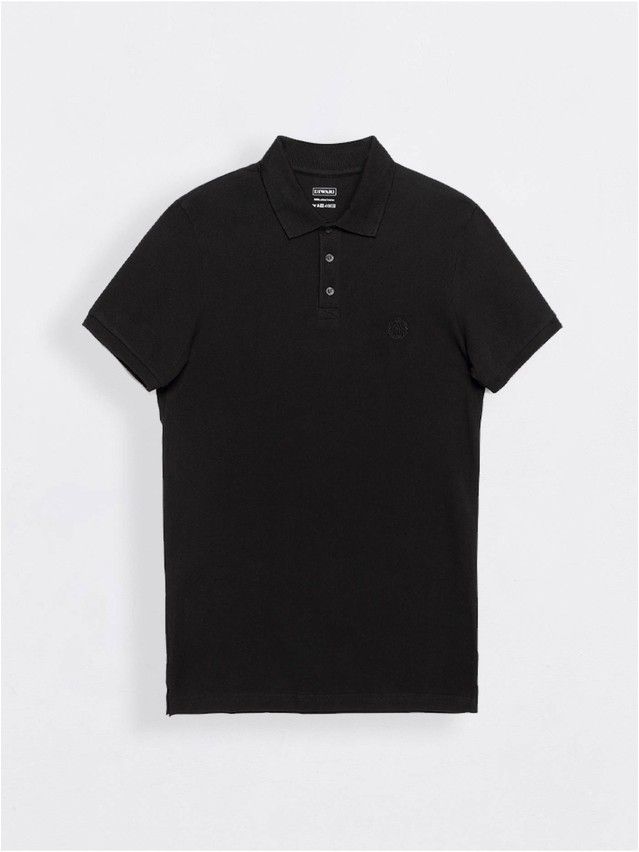 Męska koszulka polo MD 415, r.170,176-100, czarny - 1