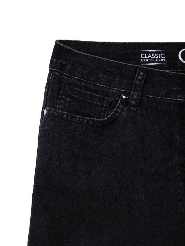 Spodnie denim CONTE ELEGANT CON-57, r.170-94, czarny - 7