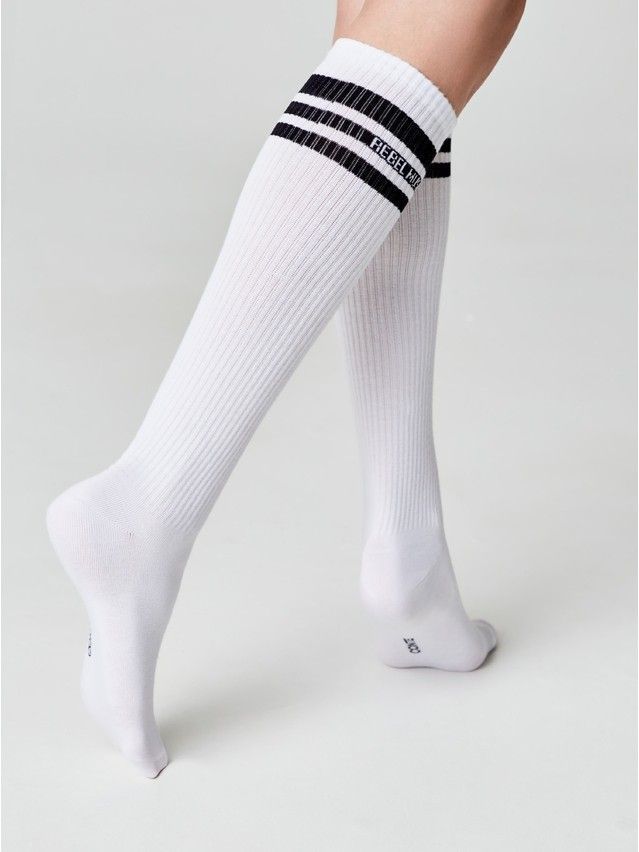 Podkolanówki damskie CONTE ELEGANT CLASSIC, r.36-39, 009 biały - 4