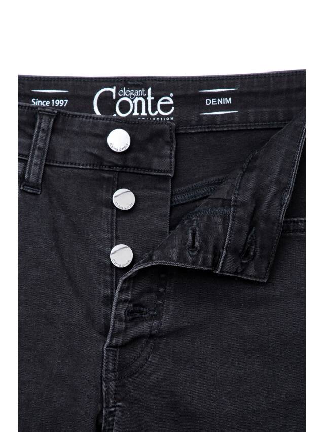 Spodnie denim CONTE ELEGANT CON-120, r.170-102, washed black - 7