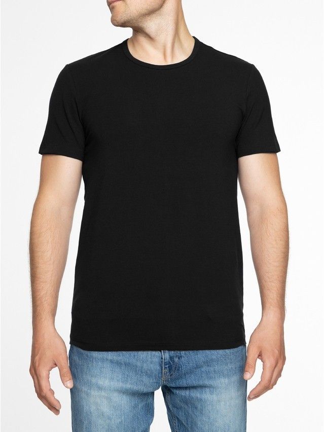 Bluza męska DW BASIC MEN MF 2024 (paczka),rozm. 170,176-100, kolor czarny - 1