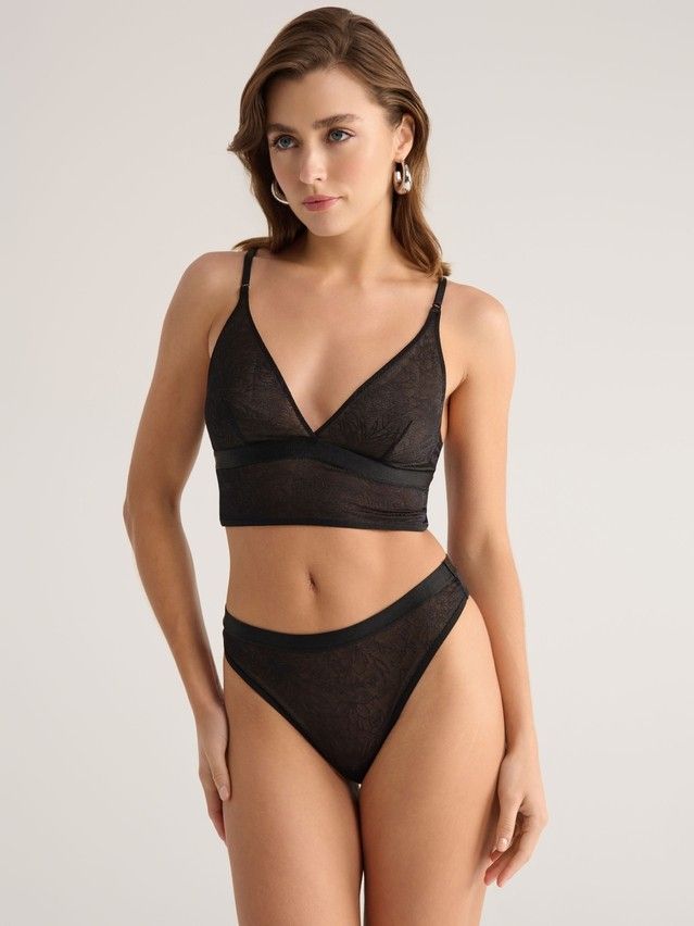 Bustier damski CONTE ELEGANT FLORAL TATTOO LBE 2870, r.170-84/XS, czarny - 3