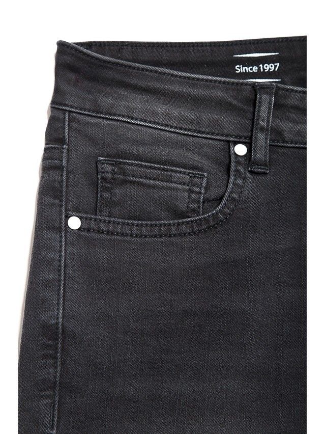 Spodnie jeansowe CONTE ELEGANT CON-100, r.170-102, czarny - 6