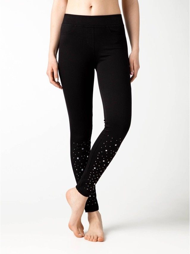 Jegginsy damskie CONTE ELEGANT SILVIA, r.164-102, nero - 1