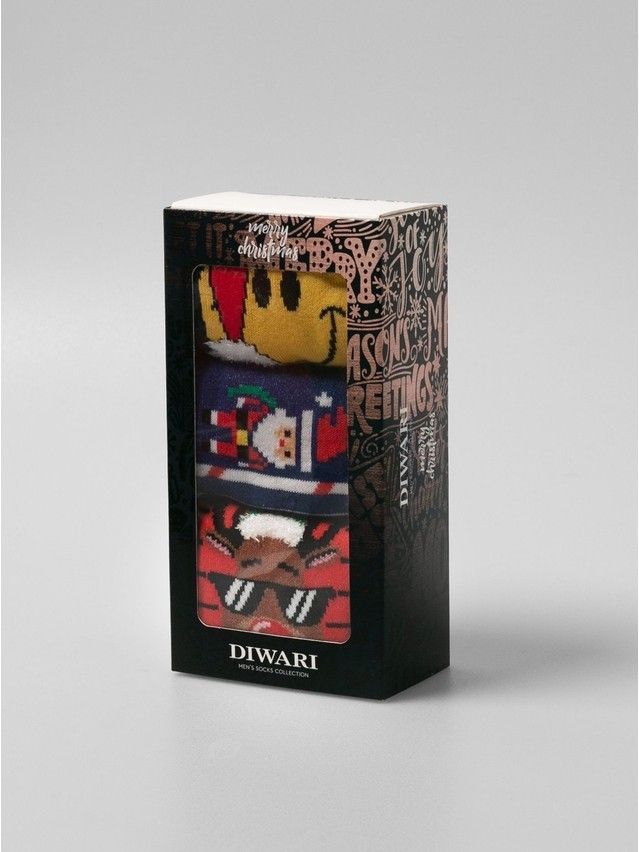 Skarpetki męskie DIWARI NEW YEAR (3 pary),r.42-25, 780 mix - 1
