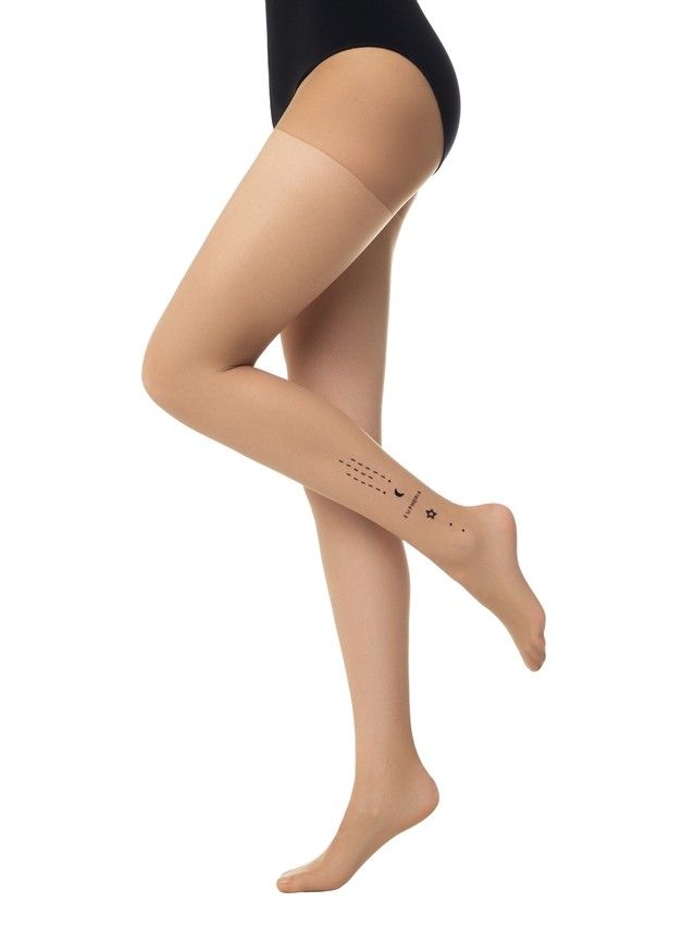 Rajstopy damskie CE FANTASY EUPHORIA, r.3, bronz - 4
