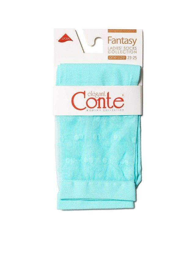 Skarpetki FANTASY 19C-29SP, r. 36-39, turquoise - 3