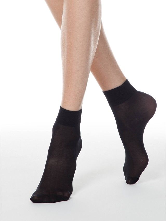Skarpety damskie TENSION 40 (2 pary),r. 23-25, nero - 1