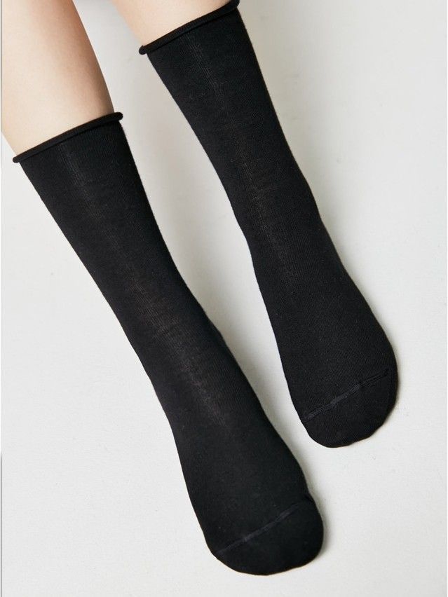 Skarpetki damskie bawełniane COMFORT (bez ściągacza) 19С-101СП, r. 36-37, 000 grafitowy - 5