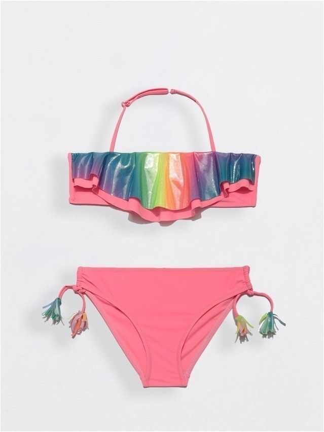 Strój kąpielowy CONTE ELEGANT RAINBOW, r.110,116-56, pink - 1