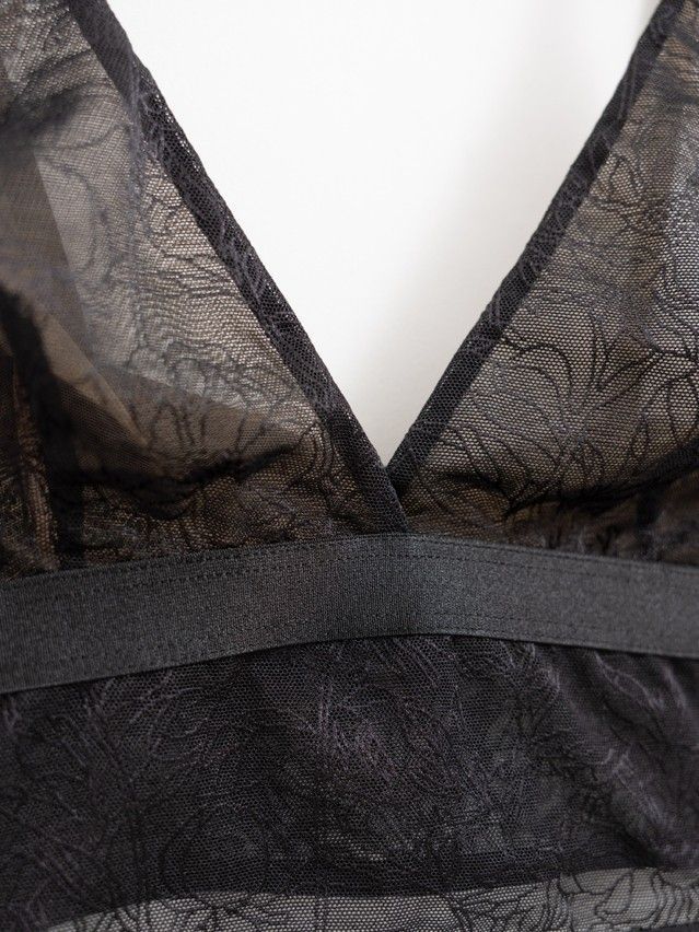 Bustier damski CONTE ELEGANT FLORAL TATTOO LBE 2870, r.170-84/XS, czarny - 7