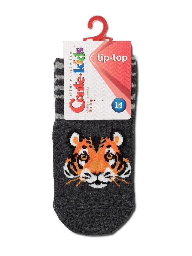 Skarpetki dziecięce TIP-TOP (antypoślizgowe) 7С-54СП, r.18-20, 474 ciemnoszary - 5