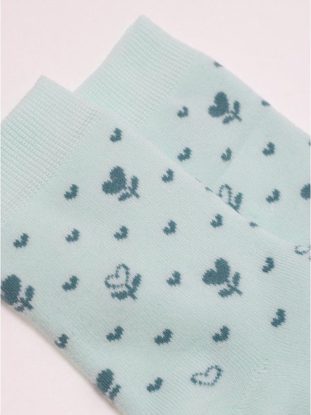 Skarpetki damskie bawełniane CE COMFORT (frotte),r.36-37, 434 bladoturkusowy - 4