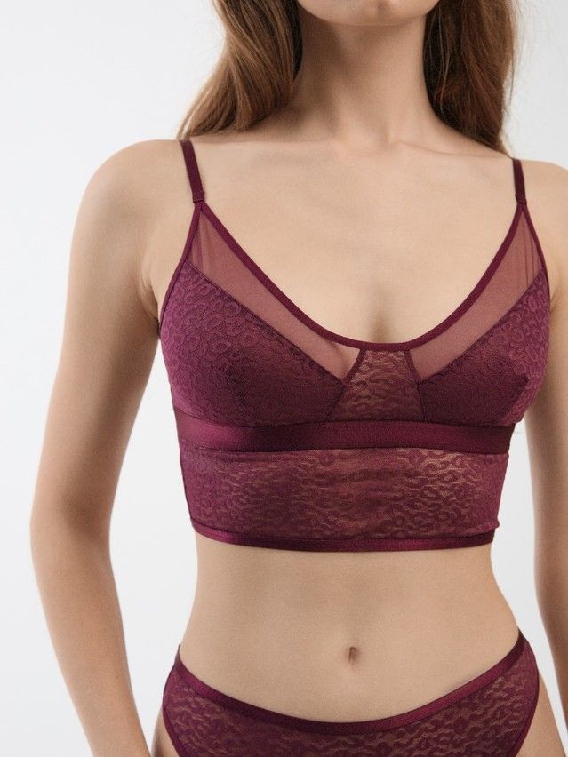 Bustier damski CE SAVAGE LBE 2534, r.170-84/XS, marsala - 1