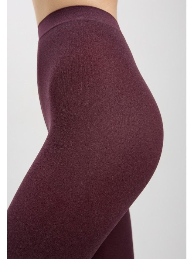 Rajstopy damskie CONTE ELEGANT TRENDY MELANGE, r.2, melanzana - 10
