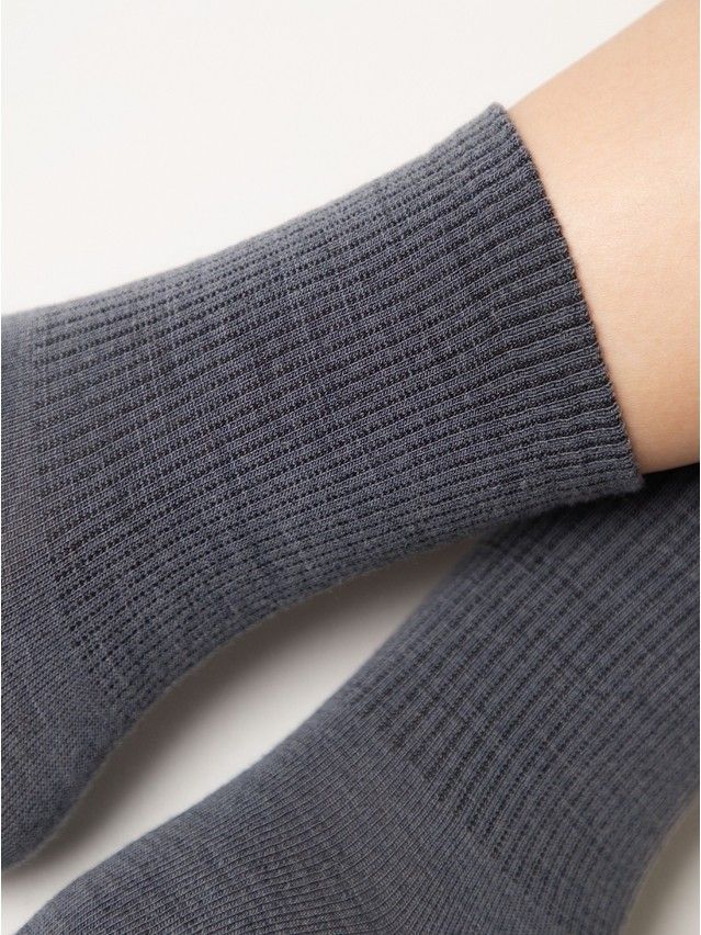 Skarpetki damskie wełniane COMFORT, r.36-38, 583 grafitowy - 5