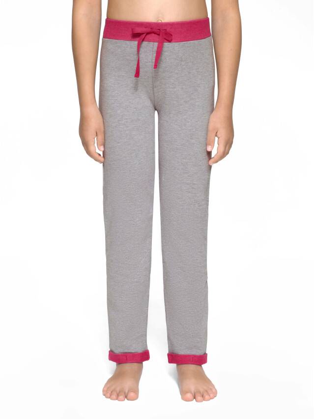 Spodnie dla dziewczynek CONTE ELEGANT JOGGY, r.110,116-56, grey-pink - 3