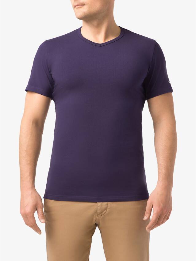 Koszulka męska DiWaRi BASIC MF 310-10, r.170,176-104, ciemno-liliowy - 4