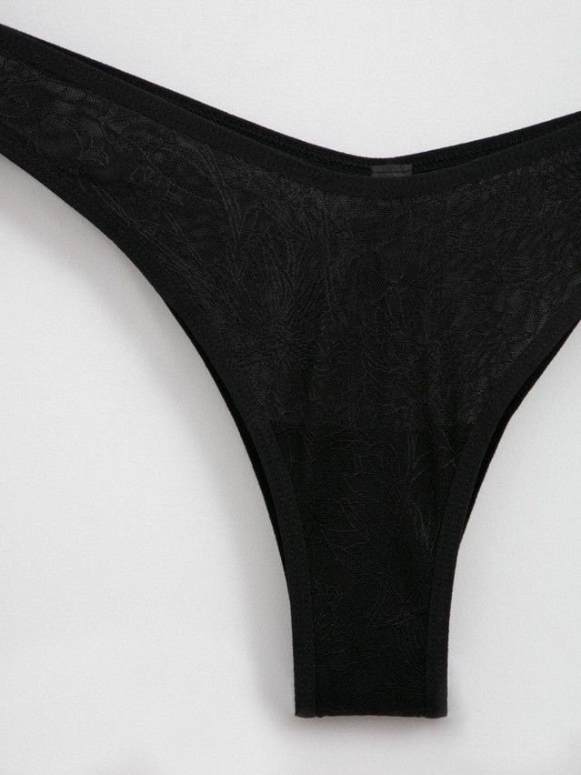 Majtki damskie CE FLORAL TATTOO LBR 2873, r.90/XS, czarny - 4