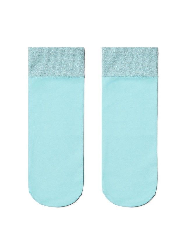 Skarpety poliamidowe damskie FANTASY (lurex) 16С-128СП, r. 23-25, turquoise - 2