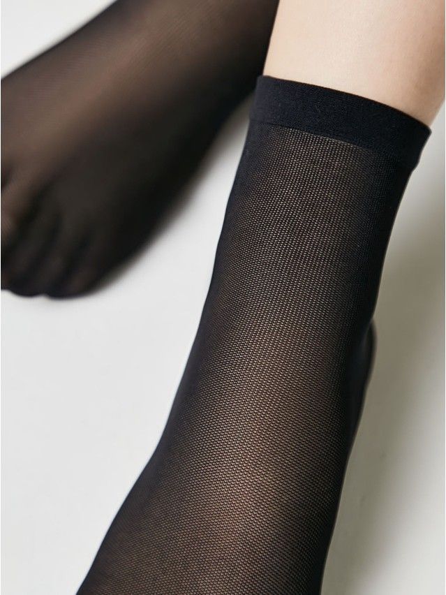 Skarpetki damskie CE TULLE (2 pary),r.36-39, nero - 2