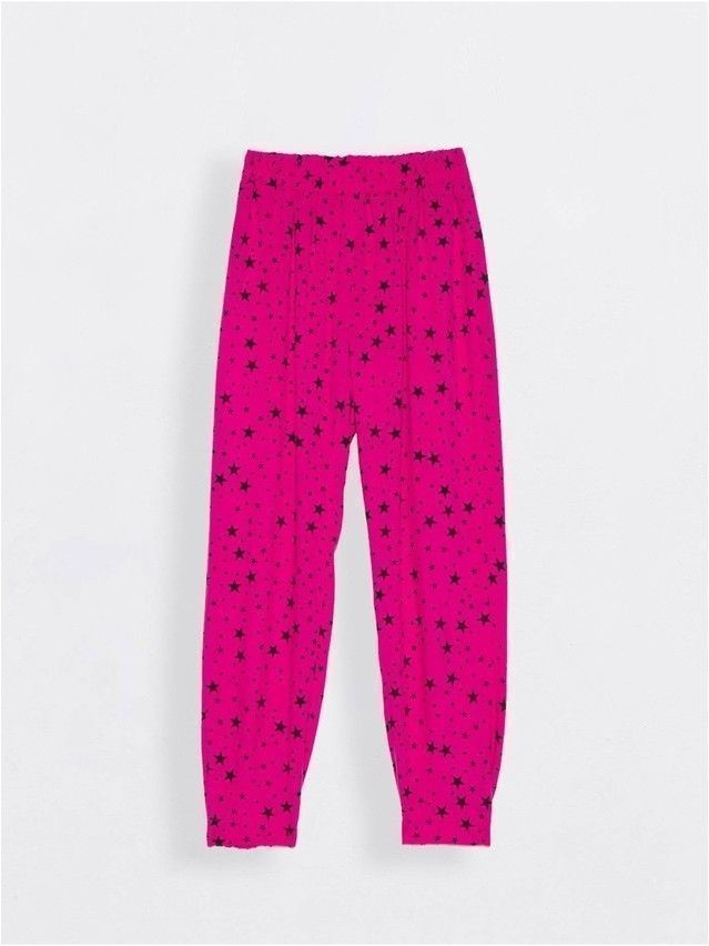 Spodnie dla dziewczynek CONTE ELEGANT PARTY, r.110-56-51, pink maxi star - 1