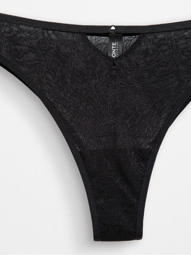 Majtki damskie CE FLORAL TATTOO LBR 2872, r.90/XS, czarny - 4