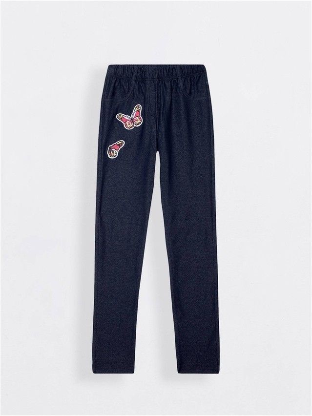 Legginsy dla dziewczynek CONTE ELEGANT BUTTERFLY, r.122,128-64, marino - 1