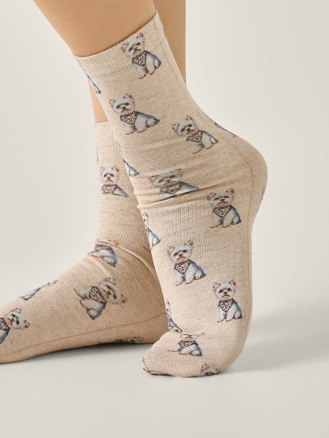 Skarpetki damskie CONTE ELEGANT FANTASY, r.36-38, 737 brzoskwiniowy - 2
