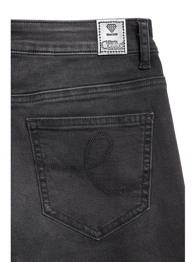 Spodnie jeansowe CONTE ELEGANT CON-100, r.170-102, czarny - 8