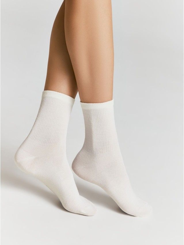 Skarpetki damskie wełniane COMFORT, r.36-38, 583 mleczny - 1