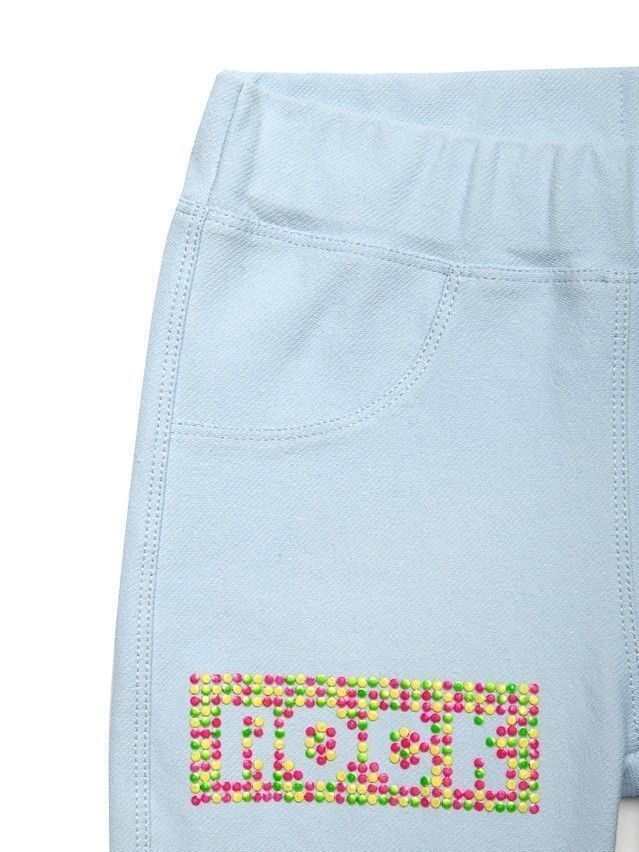 Legginsy dla dziewczynek CONTE ELEGANT ROCK STAR, r.122,128-64, crystal blue - 6