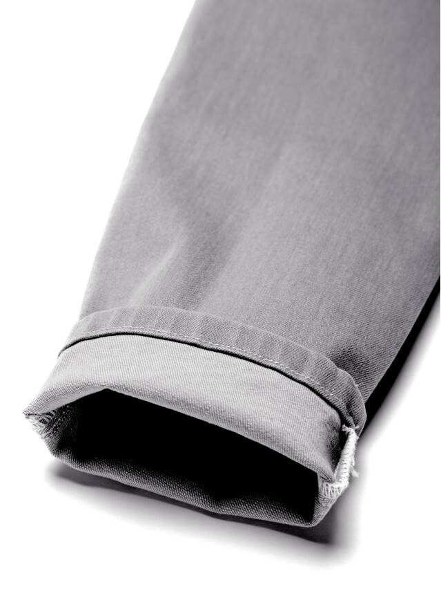 Spodnie denim CONTE ELEGANT CON-117, r.170-102, light grey - 8