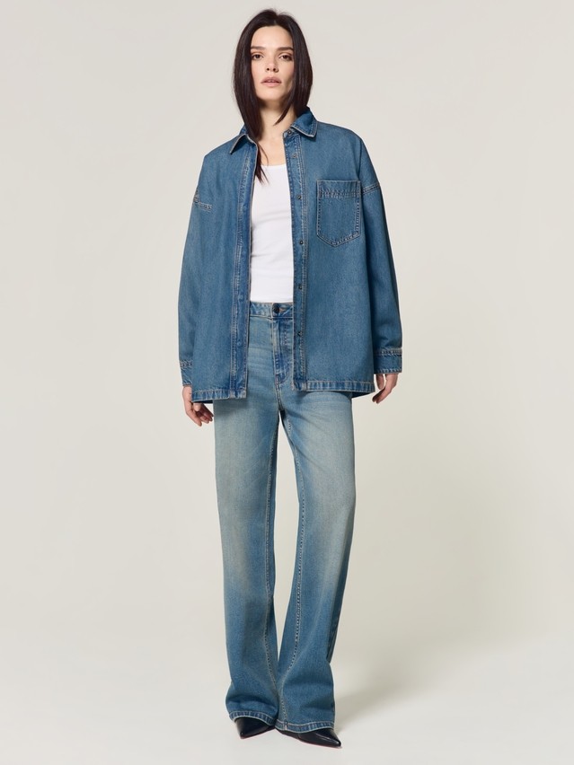 Ветровка джинсовая жен. C CON-944, р.170-84-90, blue tint - 3