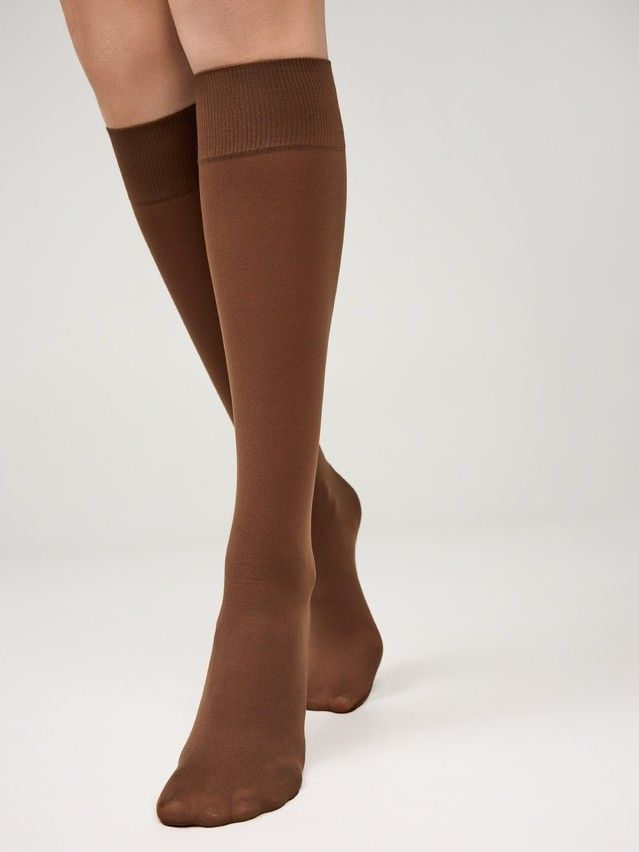 Podkolanówki CONTE ELEGANT MICROFIBRA 50 (koperta),r.36-39, mocca - 2