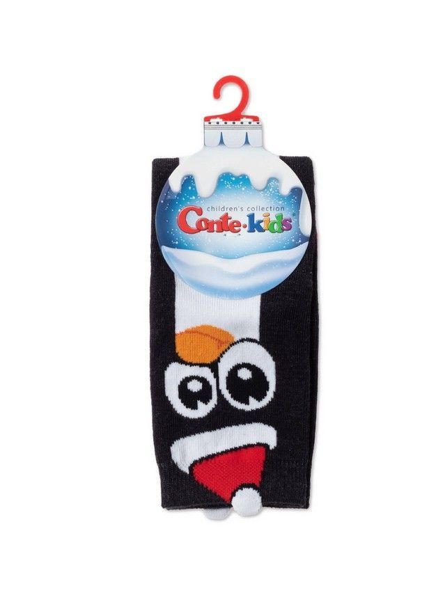 Носки детские CK NEW YEAR 21С-63СП, р.16-18, 650 черный - 3