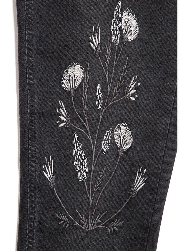 Spodnie jeansowe CONTE ELEGANT CON-100, r.170-102, czarny - 5