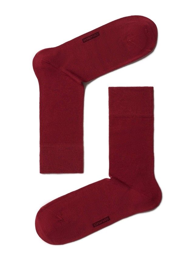 Skarpety męskie CLASSIC, r. 25, 000 bordowy - 3