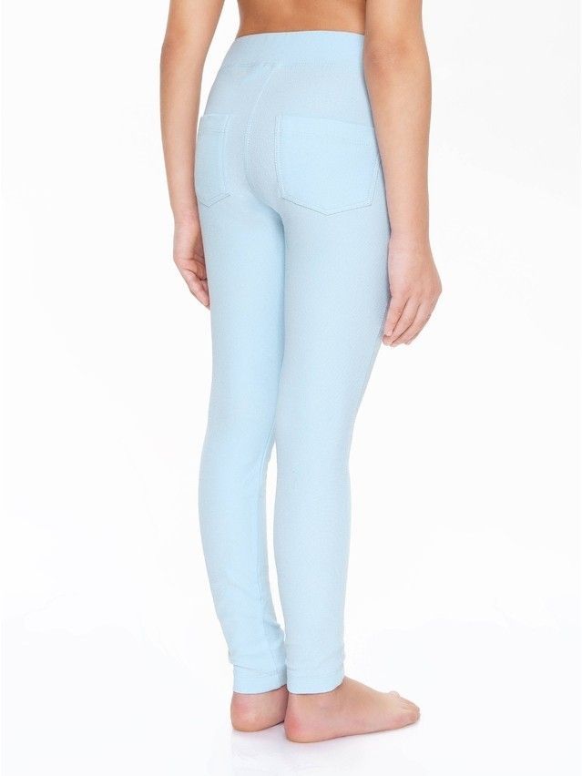 Legginsy dla dziewczynek CONTE ELEGANT ROCK STAR, r.122,128-64, crystal blue - 4