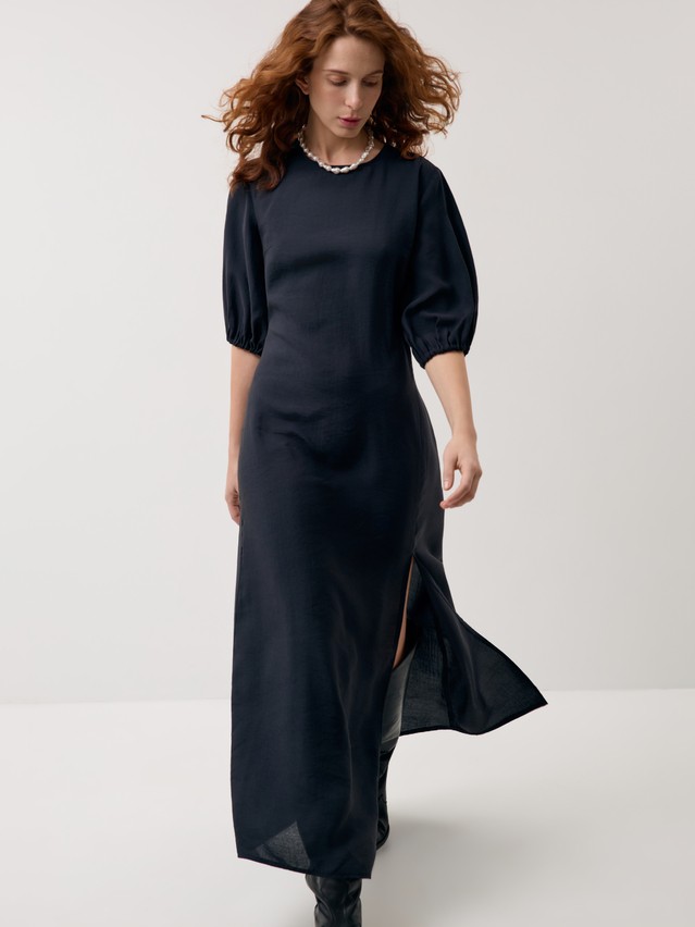 Платье жен. C LPL 3426, р.170-84-90, black - 1