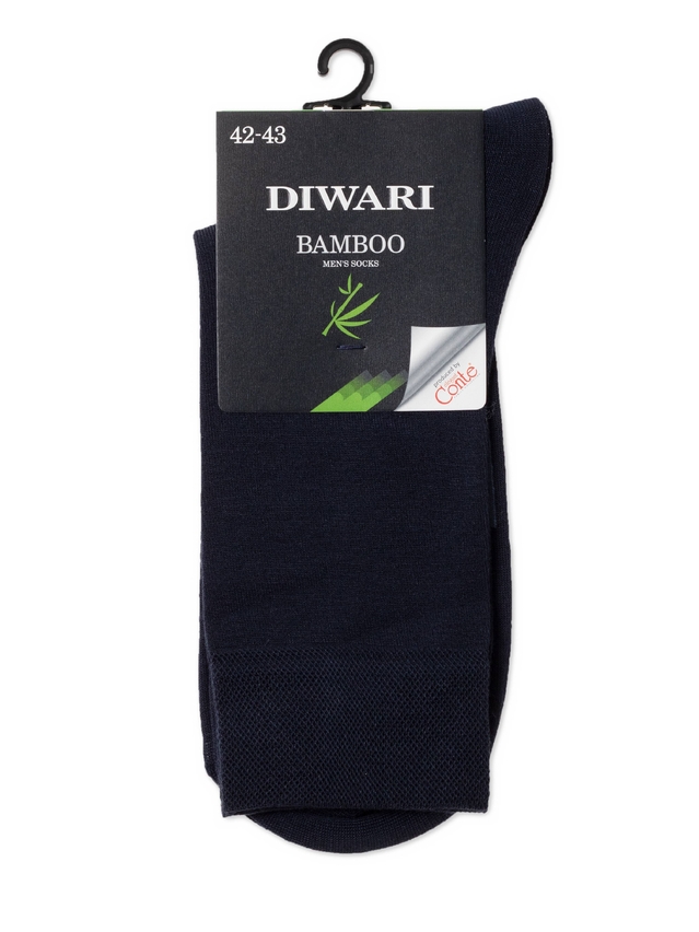 Skarpetki męskie DiWaRi BAMBOO, r.40-41, 000 ciemnoniebieski - 2