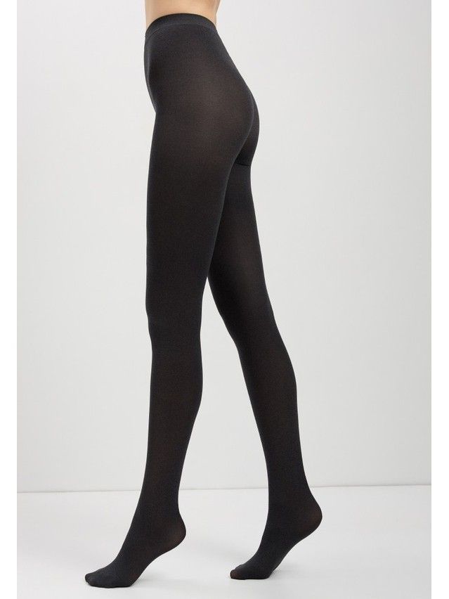 Rajstopy damskie CONTE ELEGANT TRENDY MELANGE, r.2, grafit - 9