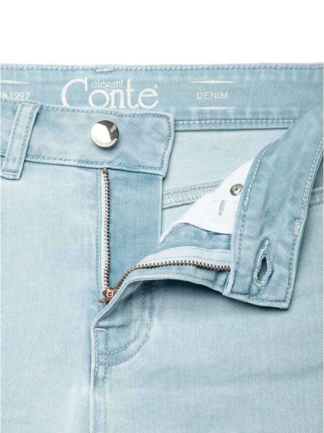 Spodnie denim CONTE ELEGANT CON-115, r.170-90, bleach blue - 8