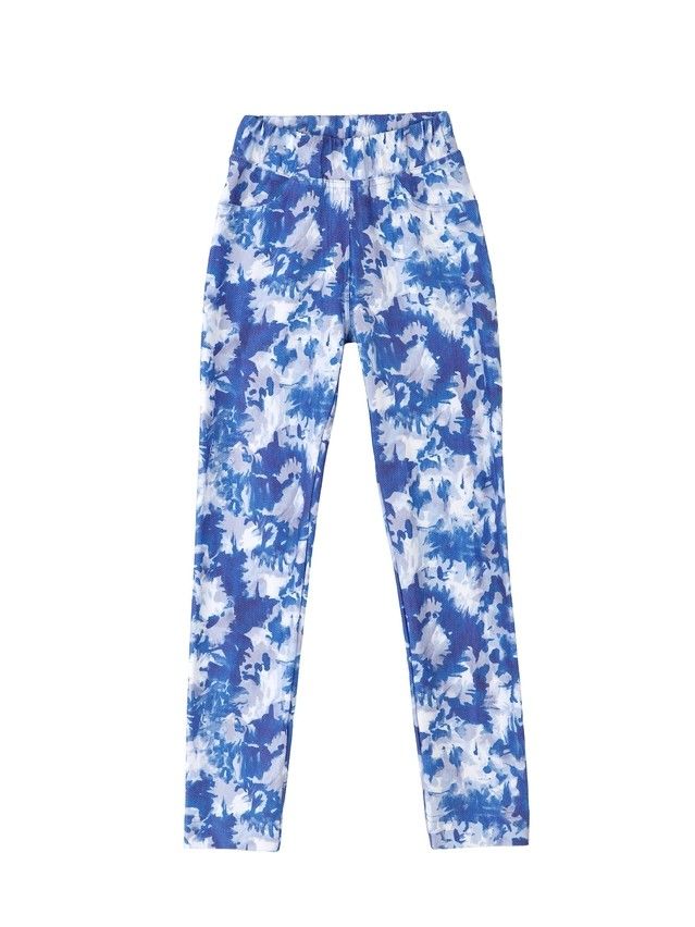 Bryczesy damskie CONTE ELEGANT FIOLA, r.164-102, blue-biały - 3