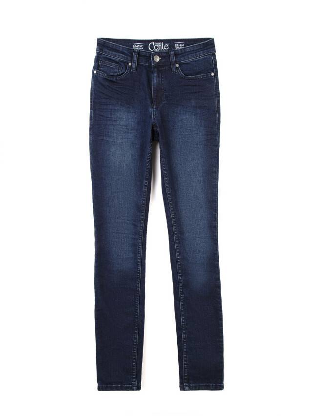 Spodnie jeansowe damskie CONTE ELEGANT 623-100D, r.170-102, ciemnoniebieski - 4
